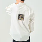 だんのんのサンドイッチでランチする猫 Work Shirt