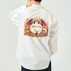 nekodoragonのおやすみ！猫ドラゴン　背景透過ver Work Shirt