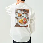 AQUAMETAVERSEのティータイム アメジスト 2846 ワークシャツ