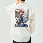 ヨーカズのバイク女子そら Work Shirt