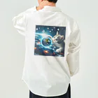kochi-51の宇宙猫 ワークシャツ