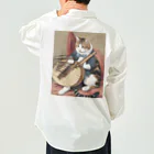 F2 Cat Design Shopの orchestra cat 001 Work Shirt