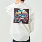 Overdrive Oasis-オーバードライブオアシス-のネオン・ナイトレース Work Shirt