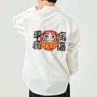 お絵かき屋さんの「病傷平癒」だるま ダルマ 達磨  Work Shirt