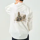 3dog_mamanの甘えて見つめるワンちゃん Work Shirt