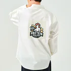 juten8の鶏肉チップスのロゴ Work Shirt