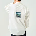 Pixel Art Goodsの万里の長城（pixel art） Work Shirt