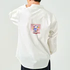 moyasi_777の時計ちゃん Work Shirt