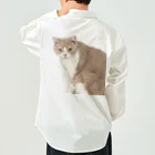 Mashlyのマシロくん猫グッズ Work Shirt