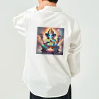 tachikyonのガネーシャ（財運向上・除災厄除の神様） ワークシャツ