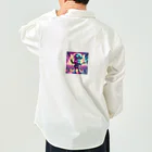 波乗り南国🏝️のスカルくん Work Shirt