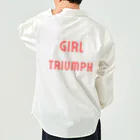 あい・まい・みぃのGirl Triumph-女性の勝利や成功を表す言葉 ワークシャツ