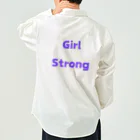 あい・まい・みぃのGirl Strong-強い女性を表す言葉 ワークシャツ