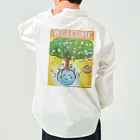 yoko-art-121のwelcome ワークシャツ