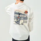 foot8の浮世絵にしてみた3 Work Shirt