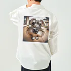 mermaidのschnauzer Work Shirt