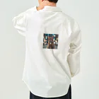 AI Design Labの勇敢な猫 ワークシャツ