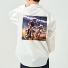 Bikers' Galleryのチャンピオンライド：モトクロスアクション Work Shirt