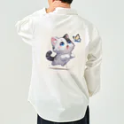 yos-1292583のねこニコばん Work Shirt