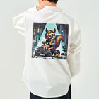 funny-itemsの深夜のドライブ、リスゾンビ君 Work Shirt