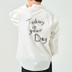 TESTIMONYのtoday is your day ワークシャツ