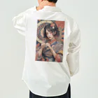 Omaniの浮世絵風美女 Work Shirt