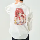 みおちゃんartshopの赤髪天使な女の子グッズ Work Shirt