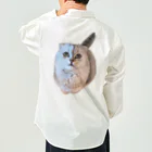 いらっしゃいませのフクロウみたいな猫 Work Shirt