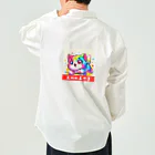 salashigeのかわいいカラフルな猫のキャラクターグッズ Work Shirt