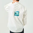 hana2ginの Almost Transparent Blue. Work Shirt