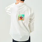 KIglassesのサングラスをかけたハッピーなヒトデ - 海の陽気な仲間！ Work Shirt