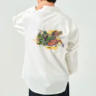 freehandの蜀の武将・関羽 Work Shirt