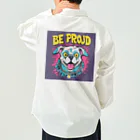 Be proudのBe proudわんちゃんバンドT Work Shirt