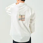 inuneko2004の海辺の女の子 Work Shirt