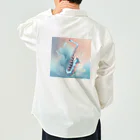 chan-takehaniのサファイアブルーの旋律 Work Shirt