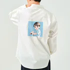 ZZRR12の天使のような笑顔 Work Shirt