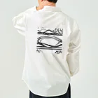ZZRR12の波紋模様 ワークシャツ