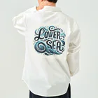 ocean roomのlover of the sea ワークシャツ