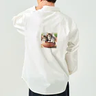 YFCの土鍋に可愛い親子猫が3匹④ Work Shirt