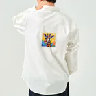 AQUAMETAVERSEのポップでおしゃれなキリン Work Shirt