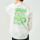 あーとイラスト工房のきょろきょろカメレオンのおんなのこ Work Shirt