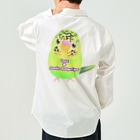 Lily bird（リリーバード）のうるうる黄緑ジャンボ ロゴ入り① Work Shirt