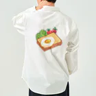 Wonder Bird Forestのピクセル・目玉焼きトースト Work Shirt