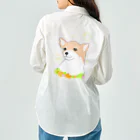 greetenのチワワ癒し犬 Work Shirt