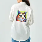 withCatsの真面目すぎてあまりモテないイケメン猫 Work Shirt