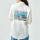 kamedesignのマルタ島の港 ワークシャツ