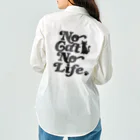 おもしろいTシャツ屋さんのNO CAT NO LIFE ノーキャットノーライフ 猫好き 愛猫家 猫 CAT NEKO にゃん ネコ Work Shirt