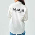 MoneyMakesMoneyのMoneyMakesMoney initial logo black ワークシャツ