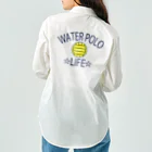 sports_tower スポーツタワーの水球(すいきゅう)(water polo)・アイテム・デザイン・Tシャツ・チームT・かっこいい・かわいい・クラブT・球技・得点・ボール・選手・ポジション・部活・スポーツ・シンプル・チームワーク ワークシャツ