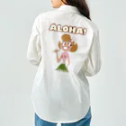 PPBOBBY13のALOHA Hula Girl ワークシャツ